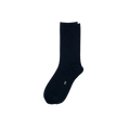 The Perfect Underwear bamboo crew socks in black, showing a single sock